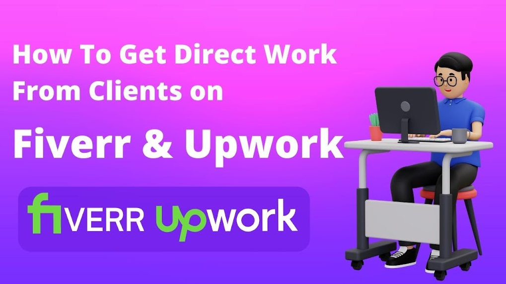 Work from Clients on Fiverr and Upwork Official Image